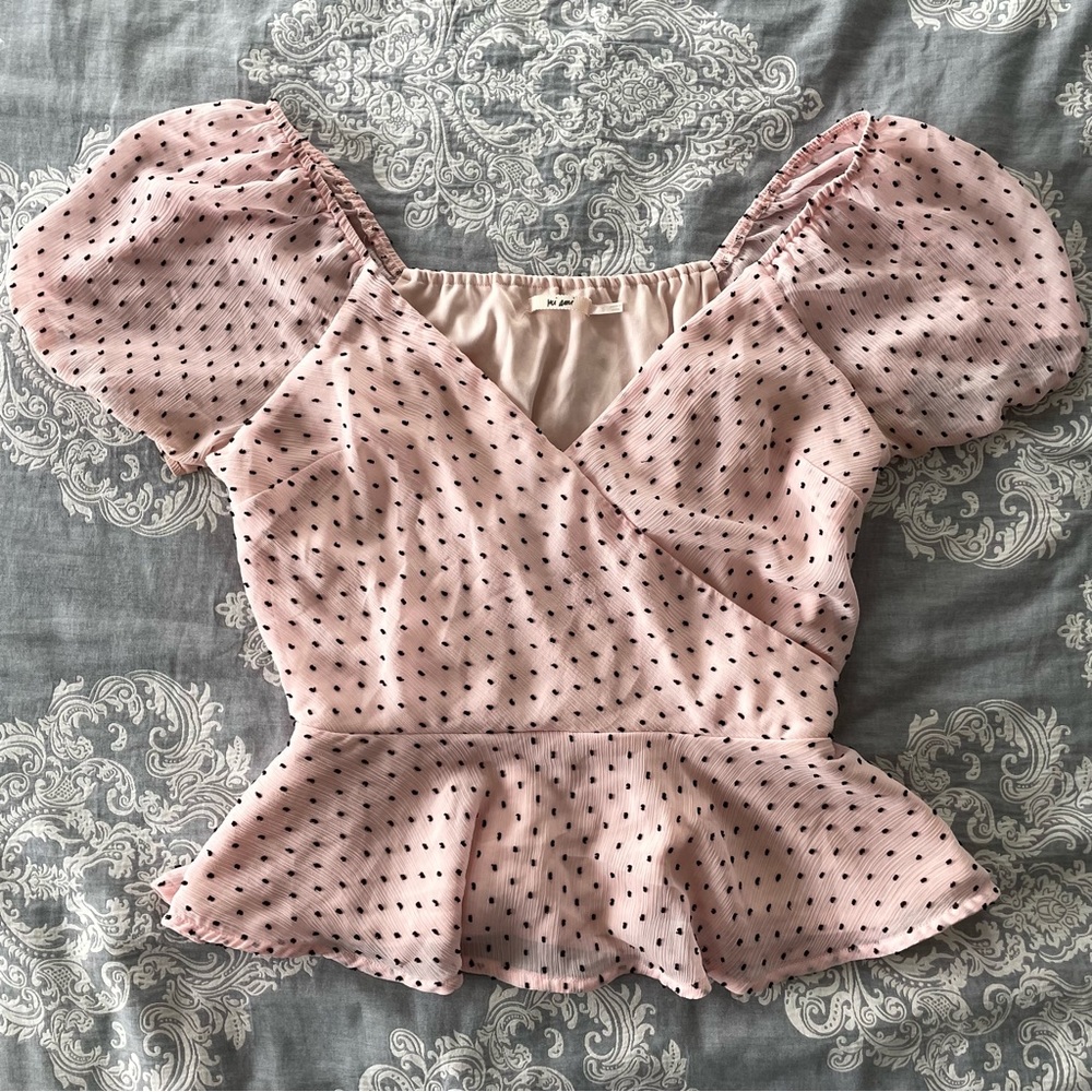 Mi Ami puff sleeve blouse